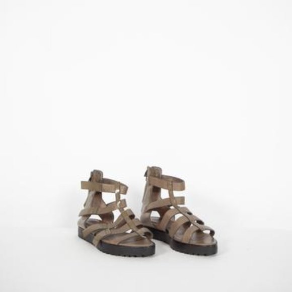 Alexander Wang Shoes - Alexander Wang Green Gladiator Sandals